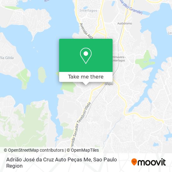 Mapa Adrião José da Cruz Auto Peças Me