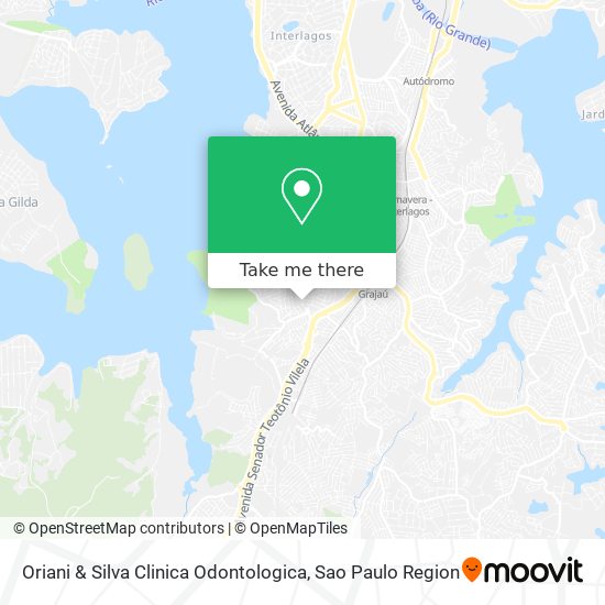 Oriani & Silva Clinica Odontologica map