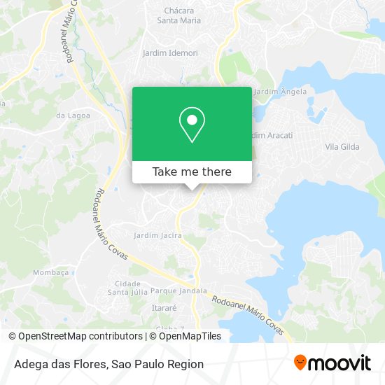 Adega das Flores map