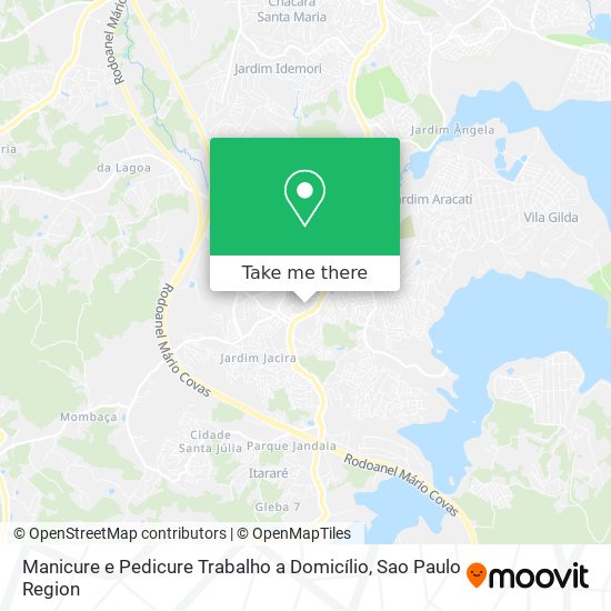Manicure e Pedicure Trabalho a Domicílio map