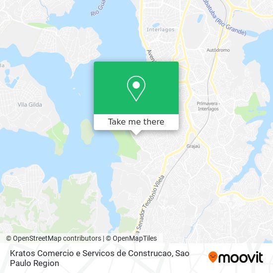 Kratos Comercio e Servicos de Construcao map