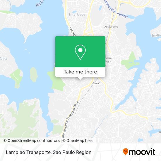 Lampiao Transporte map