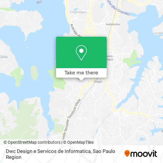 Mapa Dwc Design e Servicos de Informatica