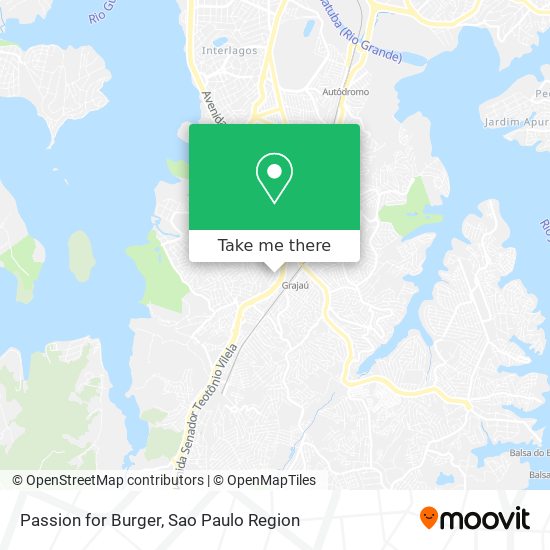 Mapa Passion for Burger