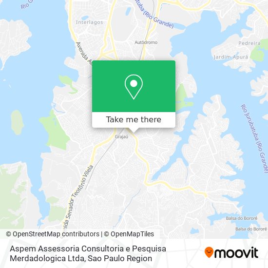 Mapa Aspem Assessoria Consultoria e Pesquisa Merdadologica Ltda