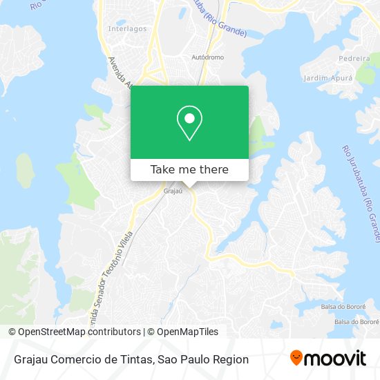 Grajau Comercio de Tintas map