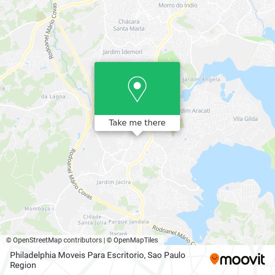 Philadelphia Moveis Para Escritorio map