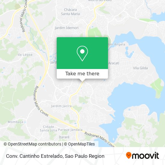 Conv. Cantinho Estrelado map