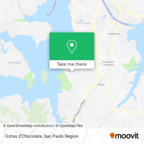 Gotas d'Chocolate map