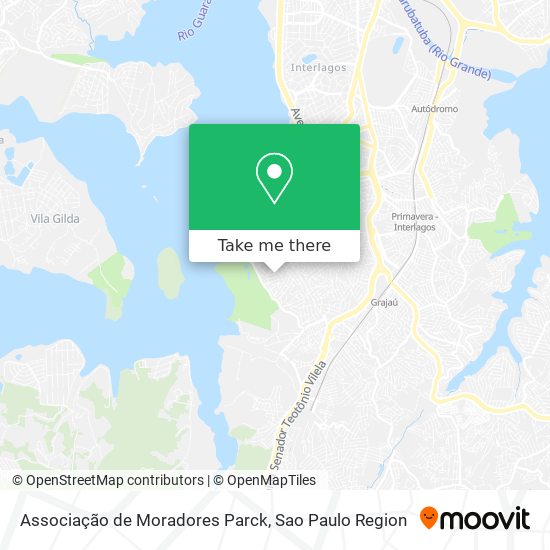 Associação de Moradores Parck map