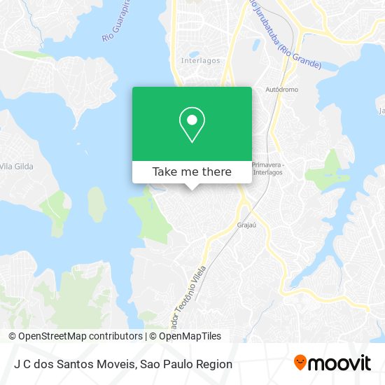 J C dos Santos Moveis map