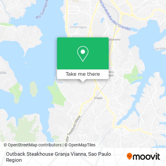 Outback Steakhouse Granja Vianna map