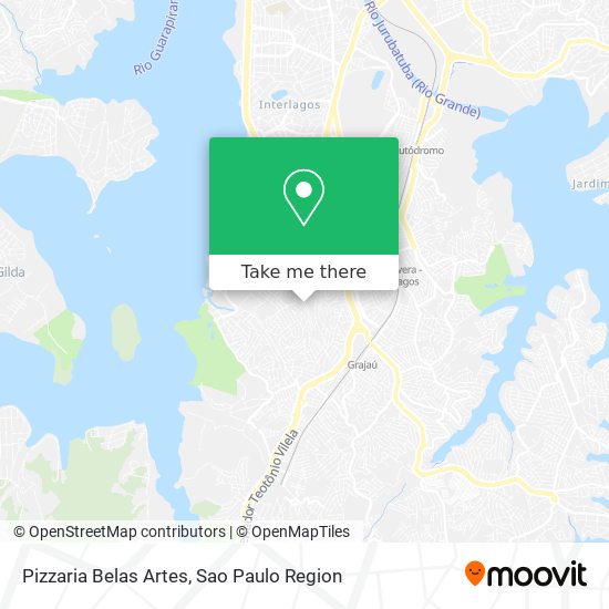 Pizzaria Belas Artes map