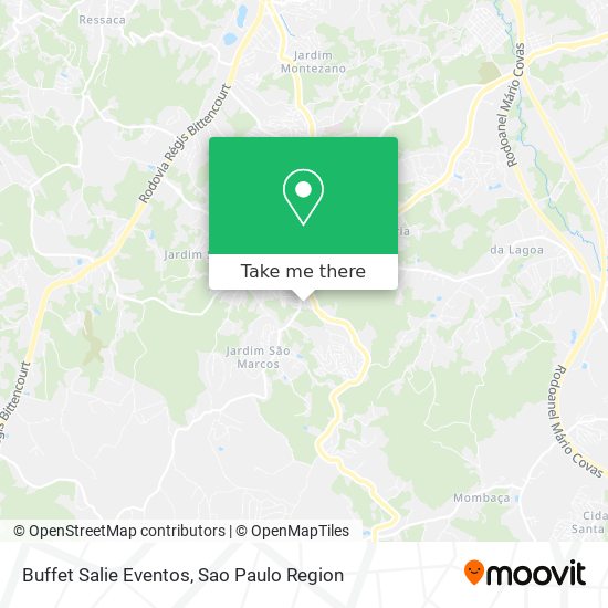 Buffet Salie Eventos map