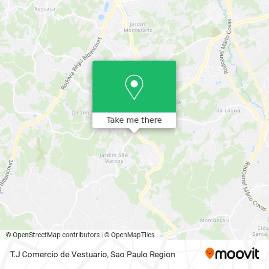 T.J Comercio de Vestuario map