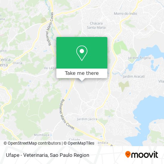 Mapa Ufape - Veterinaria