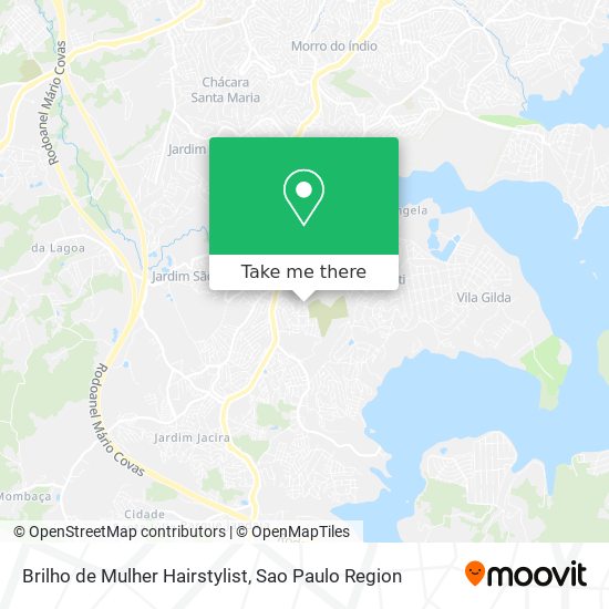 Mapa Brilho de Mulher Hairstylist