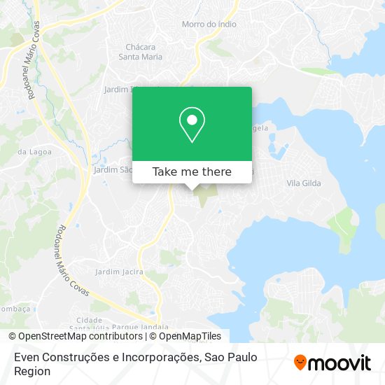 Mapa Even Construções e Incorporações