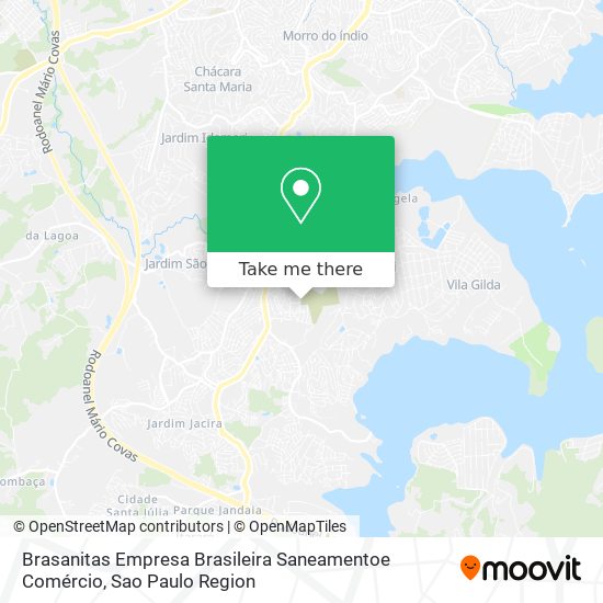 Mapa Brasanitas Empresa Brasileira Saneamentoe Comércio