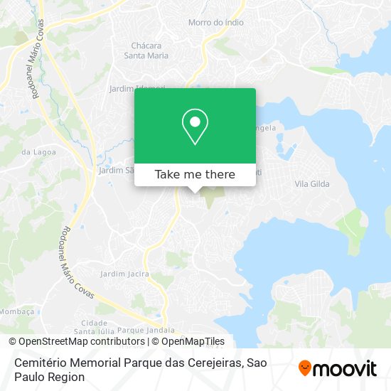 Cemitério Memorial Parque das Cerejeiras map