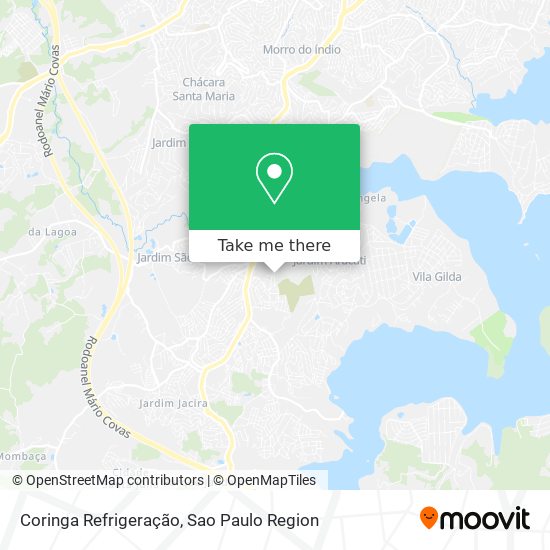 Coringa Refrigeração map