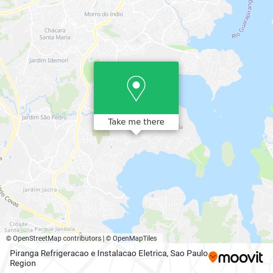 Piranga Refrigeracao e Instalacao Eletrica map