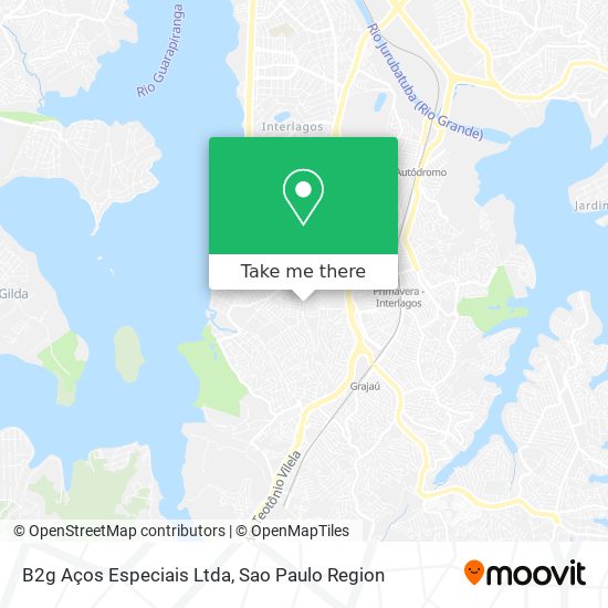 B2g Aços Especiais Ltda map