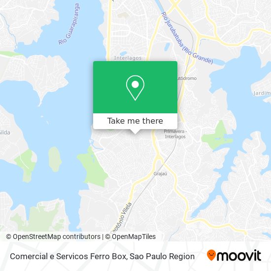 Comercial e Servicos Ferro Box map