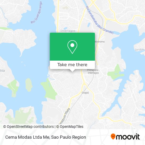 Mapa Cema Modas Ltda Me