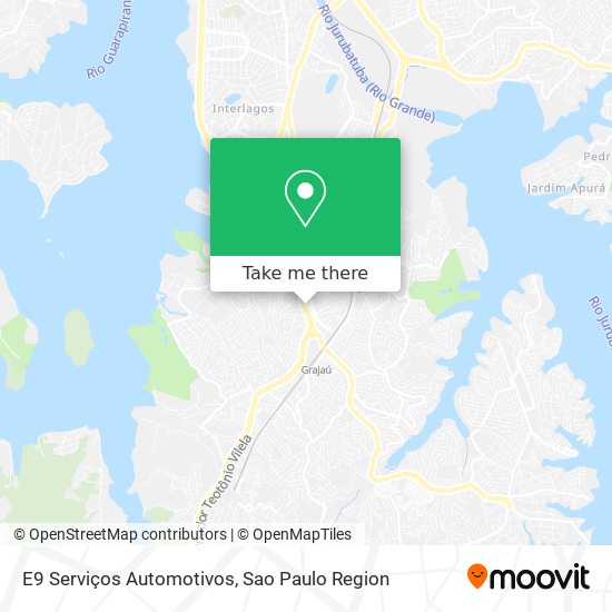 Mapa E9 Serviços Automotivos