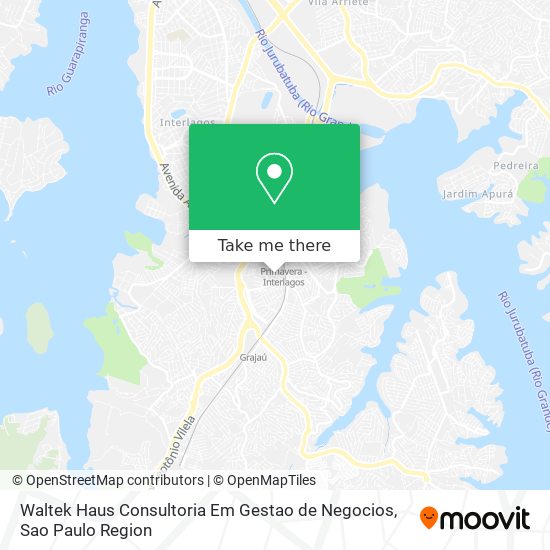 Mapa Waltek Haus Consultoria Em Gestao de Negocios