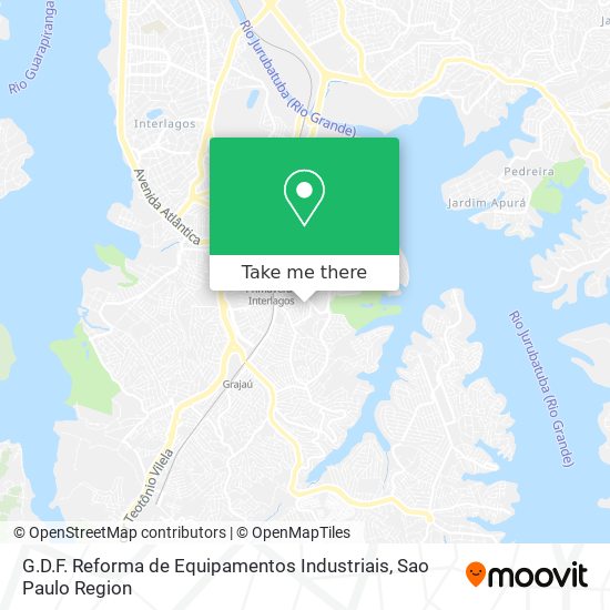 Mapa G.D.F. Reforma de Equipamentos Industriais