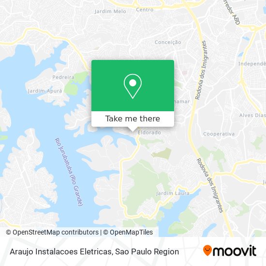 Araujo Instalacoes Eletricas map
