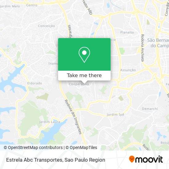 Estrela Abc Transportes map