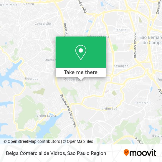 Belga Comercial de Vidros map