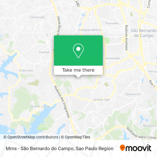 Mapa Mms - São Bernardo do Campo