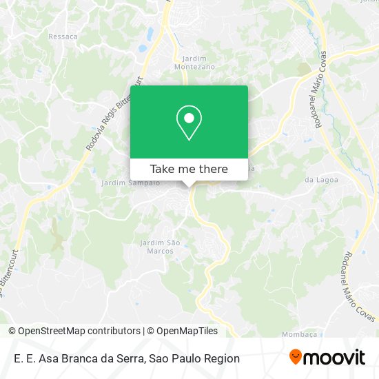 E. E. Asa Branca da Serra map