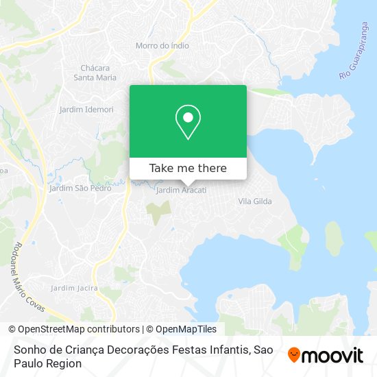 Mapa Sonho de Criança Decorações Festas Infantis