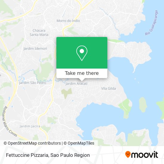 Mapa Fettuccine Pizzaria