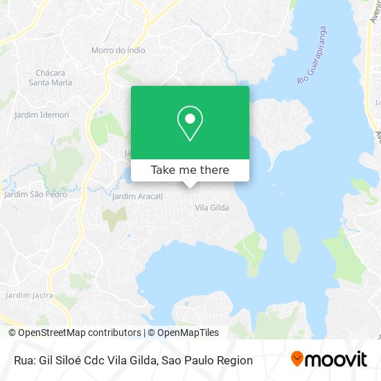 Rua: Gil Siloé Cdc Vila Gilda map