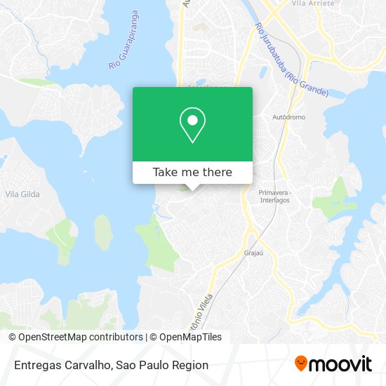 Entregas Carvalho map