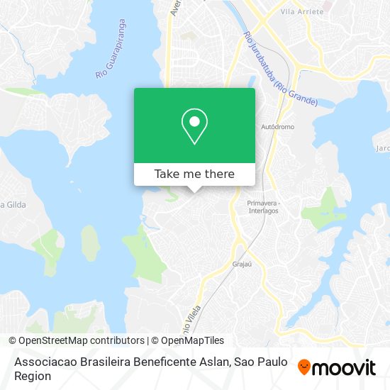 Associacao Brasileira Beneficente Aslan map