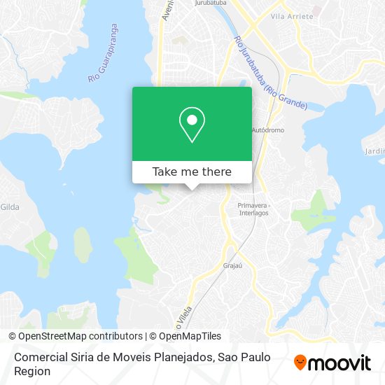 Comercial Siria de Moveis Planejados map
