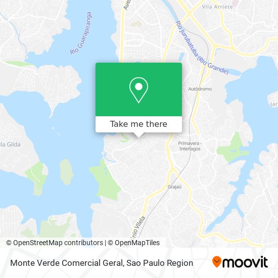 Monte Verde Comercial Geral map