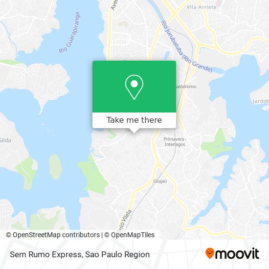 Sem Rumo Express map