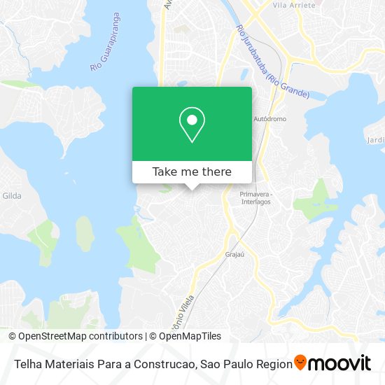 Mapa Telha Materiais Para a Construcao