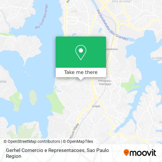 Gerhel Comercio e Representacoes map