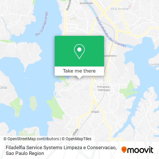 Mapa Filadelfia Service Systems Limpeza e Conservacao