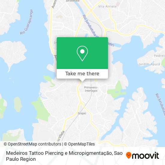 Medeiros Tattoo Piercing e Micropigmentação map