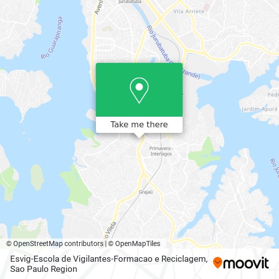 Mapa Esvig-Escola de Vigilantes-Formacao e Reciclagem